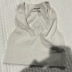 Garage V cut tank top